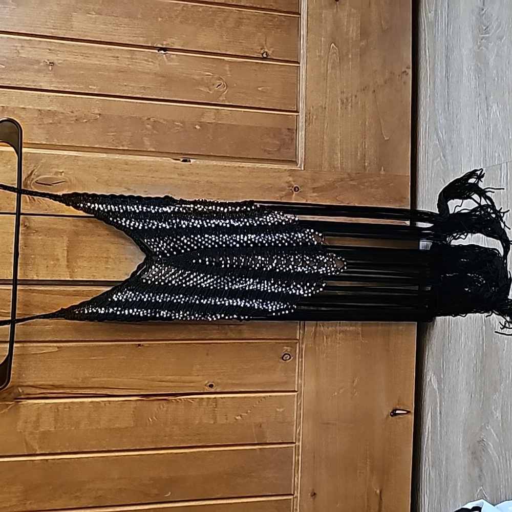NWTS Bikini or sexy outfit overdress Rhinestone Fringe - Picture 3 of 4